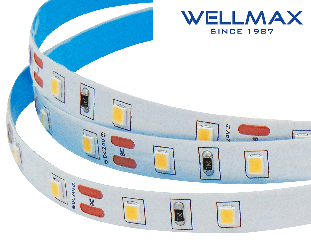 ΤΑΙΝΙΑ LED 24V/5W ΕΣΩΤΕΡΙΚΟΥ ΧΩΡΟΥ IP20 60L 2835 3000K WELLMAX 3 ΤΑΙΝΙΑ LED 24V/5W ΕΣΩΤΕΡΙΚΟΥ ΧΩΡΟΥ IP20 60L 2835 3000K WELLMAX