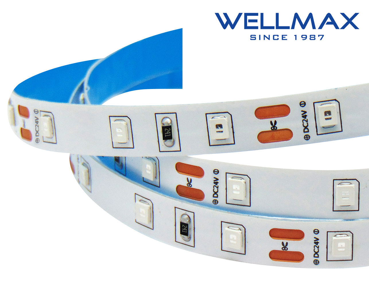 ΤΑΙΝΙΑ LED 24V/5W ΕΣΩΤΕΡΙΚΟΥ ΧΩΡΟΥ IP20 60L 2835 ΜΠΛΕ WELLMAX 3 ΤΑΙΝΙΑ LED 24V/5W ΕΣΩΤΕΡΙΚΟΥ ΧΩΡΟΥ IP20 60L 2835 ΜΠΛΕ WELLMAX