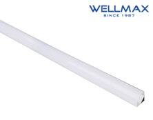 ΠΡΟΦΙΛ ΑΛΟΥΜΙΝΙΟΥ ΓΩΝΙΑΚΟ ΓΙΑ ΤΑΙΝΙΕΣ LED 10.5mm ΜΕ ΟΠΑΛ ΚΑΛΥΜΜΑ L=2m ΚΑΙ ΕΞΑΡΤΗΜΑΤΑ WELLMAX