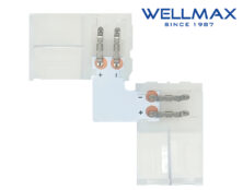 ΣΥΝΔΕΣΜΟΣ ΓΩΝΙΑ 90° ΤΑΙΝΙΑΣ LED 8mm WELLMAX