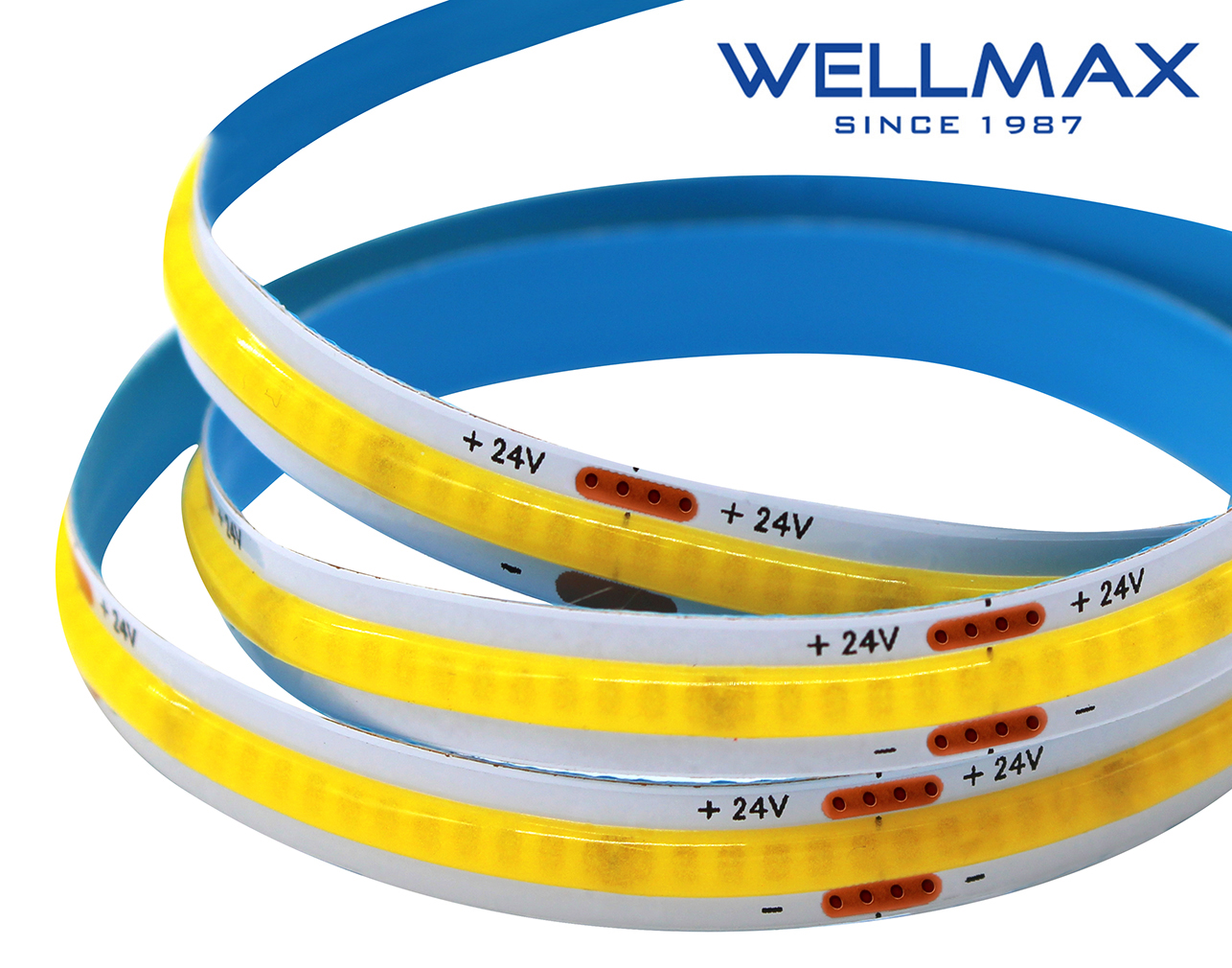 ΤΑΙΝΙΑ LED COB 24V/12W ΕΣΩΤΕΡΙΚΟΥ ΧΩΡΟΥ IP20 320L 3000K WELLMAX 3 ΤΑΙΝΙΑ LED COB 24V/12W ΕΣΩΤΕΡΙΚΟΥ ΧΩΡΟΥ IP20 320L 3000K WELLMAX