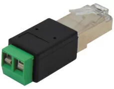 ADAPTOR RJ45 ΘΩΡΑΚΙΣΜΕΝΟ ΑΡΣΕΝΙΚΟ ΣΕ RS485 2P ME ΚΛΕΜΑ OWI