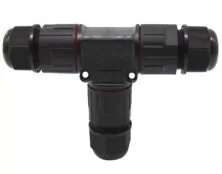 ΣΥΝΔΕΣΜΟΣ ΚΑΛΩΔΙΩΝ ΣΤΕΓΑΝΟΣ IP68 3P 2.5mm² M16A ΜΕ ΒΙΔΩΤΗ ΚΛΕΜΜΑ ΤΥΠΟΥ Τ BLK