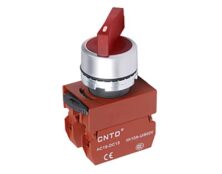 ΔΙΑΚΟΠΤΗΣ Φ22 0-1 1NO ΜΕ ΛΥΧΝΙΑ 230VAC ΚΟΚΚΙΝΗ C2SIL-R CNTD