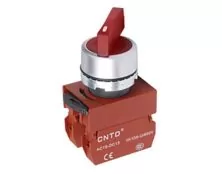 ΔΙΑΚΟΠΤΗΣ Φ22 0-1 1NO ΜΕ ΛΥΧΝΙΑ 230VAC ΚΟΚΚΙΝΗ C2SIL-R CNTD