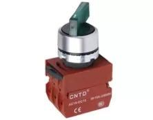 ΔΙΑΚΟΠΤΗΣ Φ22 0-1 1NO ΜΕ ΛΥΧΝΙΑ 230VAC ΠΡΑΣΙΝΗ C2SIL-G CNTD
