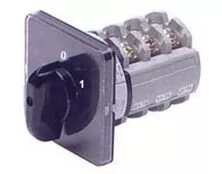 ΔΙΑΚΟΠΤΗΣ ΠΕΡΙΣΤΡΟΦΙΚΟΣ 0-1 2P 20A ΜΕ ΠΛΑΚΑ 75X75 CA0160002PL2 VEM