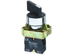 ΔΙΑΚΟΠΤΗΣ Φ22 0-1 1NO+1NC ΜΕ ΕΠΑΝΑΦΟΡΑ ΜΑΥΡΟΣ BJ45 KND