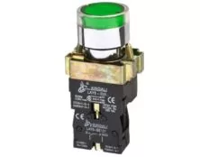 ΜΠΟΥΤΟΝ ΧΩΝΕΥΤΟ Φ22 1NO ΜΕ LED ΠΡΑΣΙΝΟ BW3361 KND