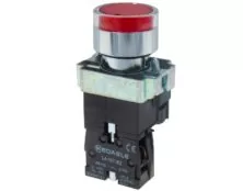 ΜΠΟΥΤΟΝ ΧΩΝΕΥΤΟ Φ22 1NC ΜΕ LED ΚΟΚΚΙΝΟ BW3462L KND