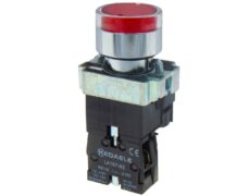 ΜΠΟΥΤΟΝ ΧΩΝΕΥΤΟ Φ22 1NC ΜΕ LED ΚΟΚΚΙΝΟ BW3462L KND