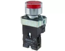 ΜΠΟΥΤΟΝ ΧΩΝΕΥΤΟ Φ22 1NC ΜΕ LED ΚΟΚΚΙΝΟ BW3462L KND 1