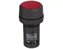 ΜΠΟΥΤΟΝ ΧΩΝΕΥΤΟ Φ22 1NO1NC ΚΟΚΚΙΝΟ MONOBLOCK CA45 XND