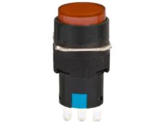 ΜΠΟΥΤΟΝ ΒΙΔΩΤΟ Φ16 1NO+1NC ΜΕ LED 24VAC/DC ΚΟΚΚΙΝΟ XDL16-11AD XND