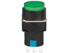 ΜΠΟΥΤΟΝ ΒΙΔΩΤΟ Φ16 1NO+1NC ΜΕ LED 24VAC/DC ΠΡΑΣΙΝΟ SDL16-11AD XND