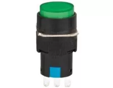ΜΠΟΥΤΟΝ ΒΙΔΩΤΟ Φ16 1NO+1NC ΜΕ LED 24VAC/DC ΠΡΑΣΙΝΟ SDL16-11AD XND