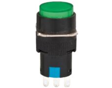 ΜΠΟΥΤΟΝ ΒΙΔΩΤΟ Φ16 1NO+1NC ΜΕ LED 24VAC/DC ΠΡΑΣΙΝΟ SDL16-11AD XND