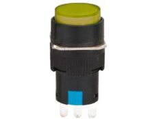 ΜΠΟΥΤΟΝ ΒΙΔΩΤΟ Φ16 1NO+1NC ΜΕ LED 24VAC/DC ΚΙΤΡΙΝΟ XDL16-11AD XND