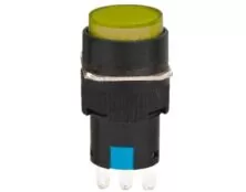 ΜΠΟΥΤΟΝ ΒΙΔΩΤΟ Φ16 1NO+1NC ΜΕ LED 24VAC/DC ΚΙΤΡΙΝΟ XDL16-11AD XND