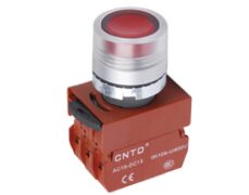 ΜΠΟΥΤΟΝ ΧΩΝΕΥΤΟ Φ22 1NC ΜΕ ΛΥΧΝΙΑ 24VAC/DC ΚΟΚΚΙΝΗ C2PIF-R CNTD 1