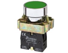 ΜΠΟΥΤΟΝ ΧΩΝΕΥΤΟ Φ22 1NO+1NC ΠΡΑΣΙΝΟ BA35 KND 1