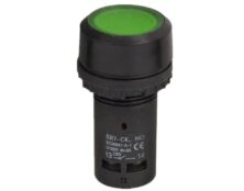 ΜΠΟΥΤΟΝ ΧΩΝΕΥΤΟ Φ22 1NO ΜΕ LED ΠΡΑΣΙΝΟ MONOBLOCK SB7-CW3361 XND