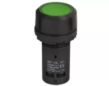 ΜΠΟΥΤΟΝ ΧΩΝΕΥΤΟ Φ22 1NO ΜΕ LED ΠΡΑΣΙΝΟ MONOBLOCK SB7-CW3361 XND
