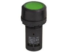 ΜΠΟΥΤΟΝ ΧΩΝΕΥΤΟ Φ22 1NO ΜΕ LED ΠΡΑΣΙΝΟ MONOBLOCK SB7-CW3361 XND