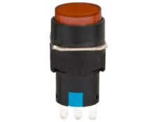 ΜΠΟΥΤΟΝ ΒΙΔΩΤΟ Φ16 1NO+1NC ΜΕ LED 230VAC ΚΟΚΚΙΝΟ XDL16-11AD XND