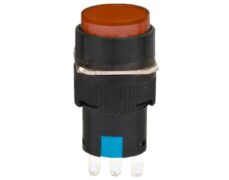 ΜΠΟΥΤΟΝ ΒΙΔΩΤΟ Φ16 1NO+1NC ΜΕ LED 230VAC ΚΟΚΚΙΝΟ XDL16-11AD XND