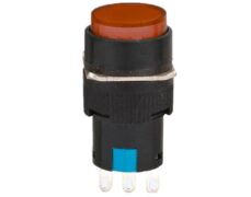 ΜΠΟΥΤΟΝ ΒΙΔΩΤΟ Φ16 1NO+1NC ΜΕ ΣΥΓΚΡΑΤΗΣΗ ΚΑΙ LED 230VAC ΚΟΚΚΙΝΟ XDL16-11ADL XND 1