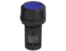 ΜΠΟΥΤΟΝ ΧΩΝΕΥΤΟ Φ22 1NO ΜΕ LED ΜΠΛΕ MONOBLOCK SB7-CW3661 XND 1