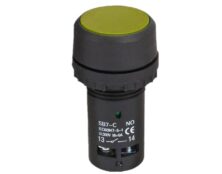 ΜΠΟΥΤΟΝ ΧΩΝΕΥΤΟ Φ22 1NO1NC ΚΙΤΡΙΝΟ MONOBLOCK CA55 XND