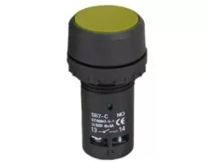 ΜΠΟΥΤΟΝ ΧΩΝΕΥΤΟ Φ22 1NO1NC ΚΙΤΡΙΝΟ MONOBLOCK CA55 XND