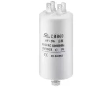 ΠΥΚΝΩΤΗΣ ΜΟΝΙΜΟΥ ΛΕΙΤΟΥΡΓΙΑΣ FASTON 4μF 450VAC CBB 1