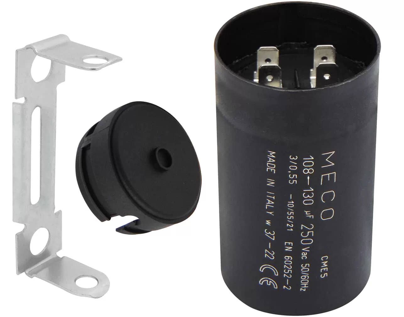 ΠΥΚΝΩΤΗΣ ΕΚΚΙΝΗΣΕΩΣ 108-130μF 250V MECO 3 ΠΥΚΝΩΤΗΣ ΕΚΚΙΝΗΣΕΩΣ 108-130μF 250V MECO