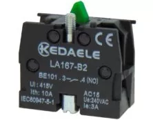 ΕΠΑΦΗ 1NO 10A ΓΙΑ ΔΙΑΚΟΠΤΕΣ & ΜΠΟΥΤΟΝ LA167-B2-BE101 KND