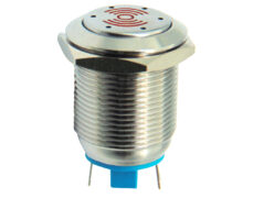 ΣΕΙΡΗΝΑ BUZZER ΠΙΝΑΚΟΣ Φ19 12VDC ΜΕ LED ΚΟΚΚΙΝΟ IP50 HBGQ19 DHE