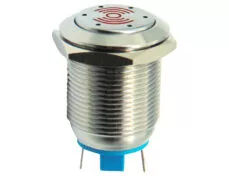 ΣΕΙΡΗΝΑ BUZZER ΠΙΝΑΚΟΣ Φ19 12VDC ΜΕ LED ΚΟΚΚΙΝΟ IP50 HBGQ19 DHE 1