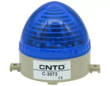ΦΑΡΟΣ LED STROBE 24VDC 85X75mm ΜΠΛΕ C-3072 CNTD