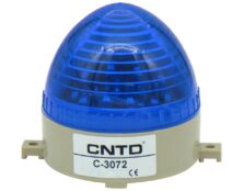 ΦΑΡΟΣ LED STROBE 230VAC 85X75mm ΜΠΛΕ C-3072 CNTD