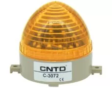 ΦΑΡΟΣ LED STROBE 230VAC 85X75mm ΚΙΤΡΙΝΟΣ C-3072 CNTD 1