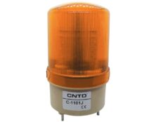 ΦΑΡΟΣ LED FLASHING ΜΕ BUZZER 230VAC 85X160mm ΚΙΤΡΙΝΟΣ C-1101J CNTD