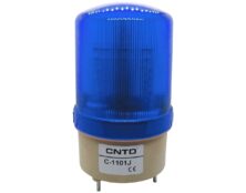 ΦΑΡΟΣ LED FLASHING ΜΕ BUZZER 230VAC 85X160mm ΜΠΛΕ C-1101J CNTD
