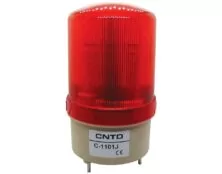 ΦΑΡΟΣ LED FLASHING ΜΕ BUZZER 24VDC 85X160mm ΚΟΚΚΙΝΟΣ C-1101J CNTD