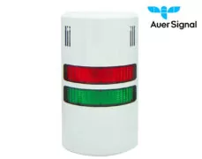 ΠΥΡΓΟΣ LED ΣΤΑΘΕΡΟΣ ΜΕ BUZZER 24VAC/DC ΚΟΚΚΙΝΟΣ/ΠΡΑΣΙΝΟΣ HD90-Q32 AUER 1