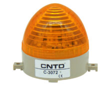 ΦΑΡΟΣ LED STROBE 12-230VAC/DC 85Χ75mm ΚΙΤΡΙΝΟΣ C-3072 CNTD
