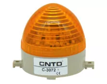 ΦΑΡΟΣ LED STROBE 12-230VAC/DC 85Χ75mm ΚΙΤΡΙΝΟΣ C-3072 CNTD