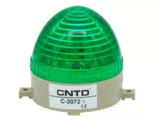ΦΑΡΟΣ LED STROBE 12-230VAC/DC 85Χ75mm ΠΡΑΣΙΝΟΣ C-3072 CNTD