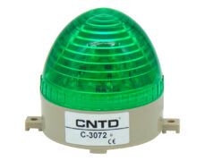 ΦΑΡΟΣ LED STROBE 12-230VAC/DC 85Χ75mm ΠΡΑΣΙΝΟΣ C-3072 CNTD